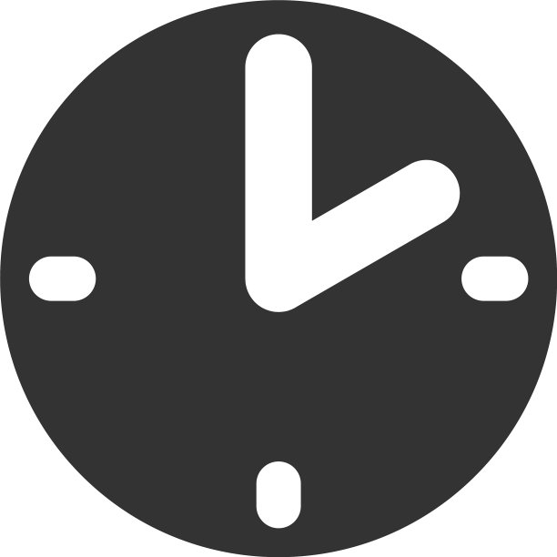 扁平风格时钟图标图片下载