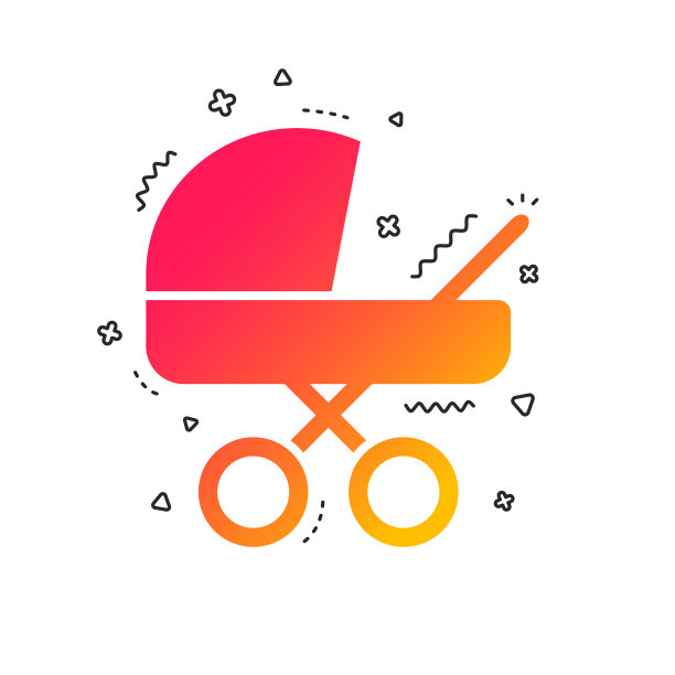 婴儿车婴儿车标志图标婴儿车符号图片下载