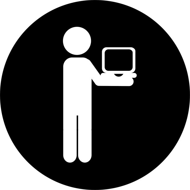 有电脑头像的年轻人图片下载