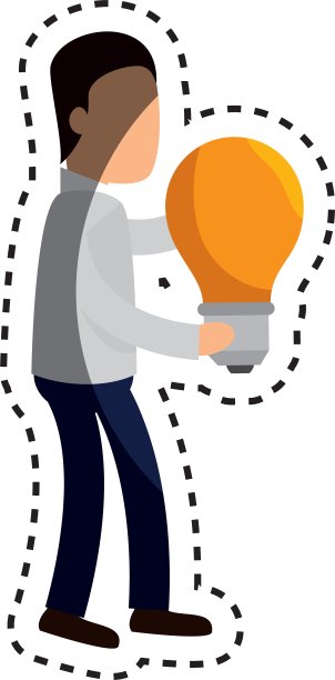 商人角色头像与灯泡图片下载