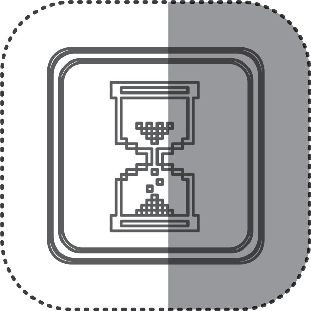 人物标志沙漏光标图片下载