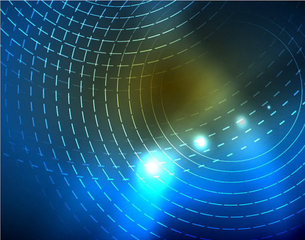 闪亮的圆发光的抽象背景图片下载