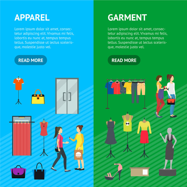 服装店里的卡通人物图片下载