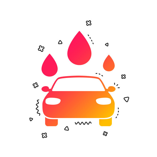 洗车标志图标自动柜员水滴图片下载