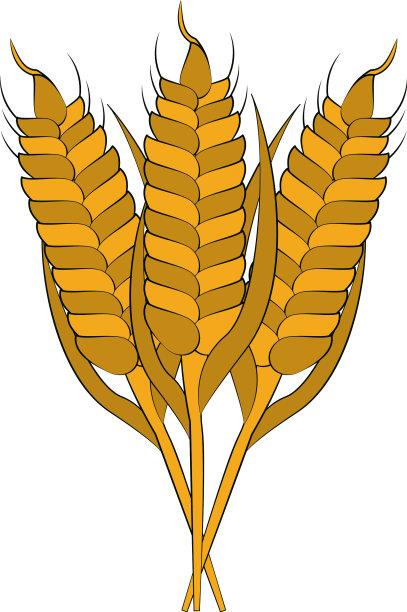 小麦食品标志图片下载