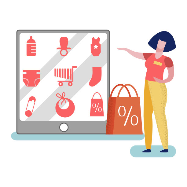 店员促销商品图片下载