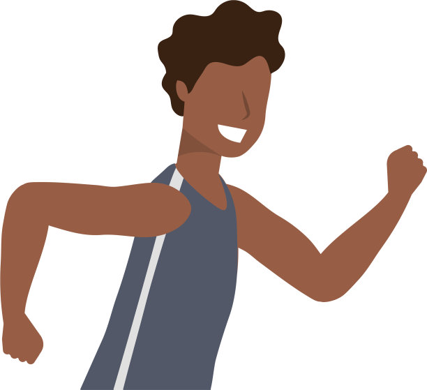 健身运动火车卡通图片下载