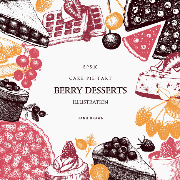 卡片设计与古老的烘烤图片下载