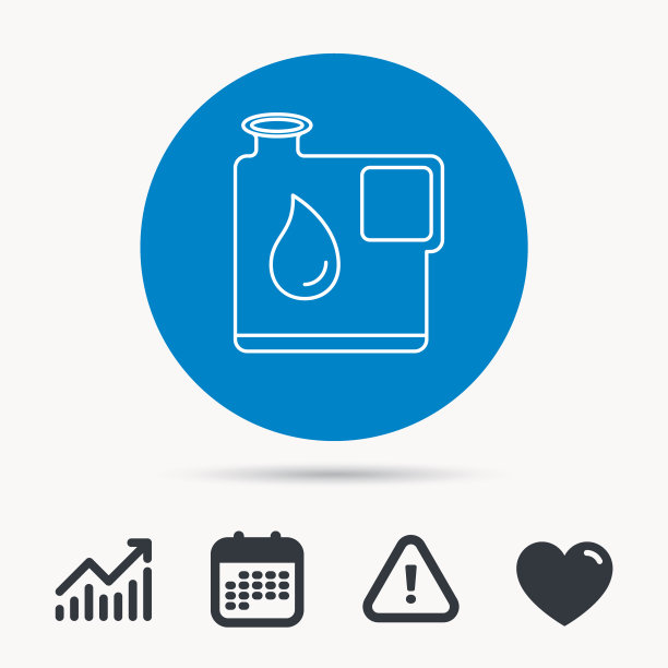 杰瑞坎图标汽油可以与下降标志图片下载