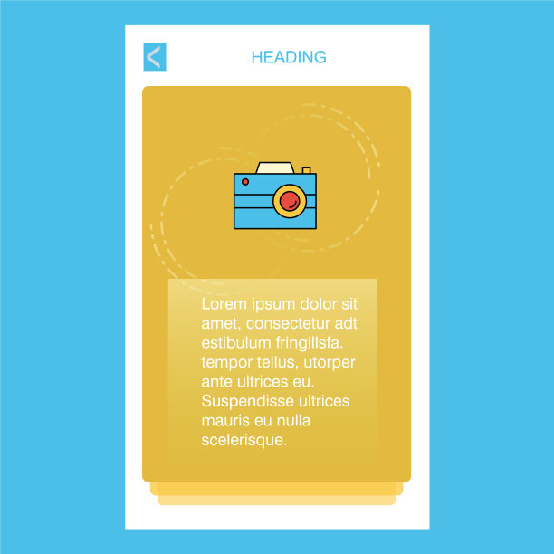 相机移动垂直横幅设计设计图片下载