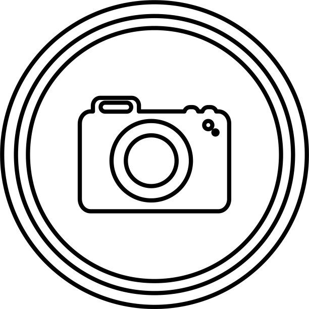 相机孤立图标图片下载