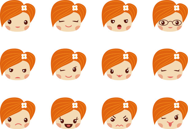 表情包女孩化身集合图片下载