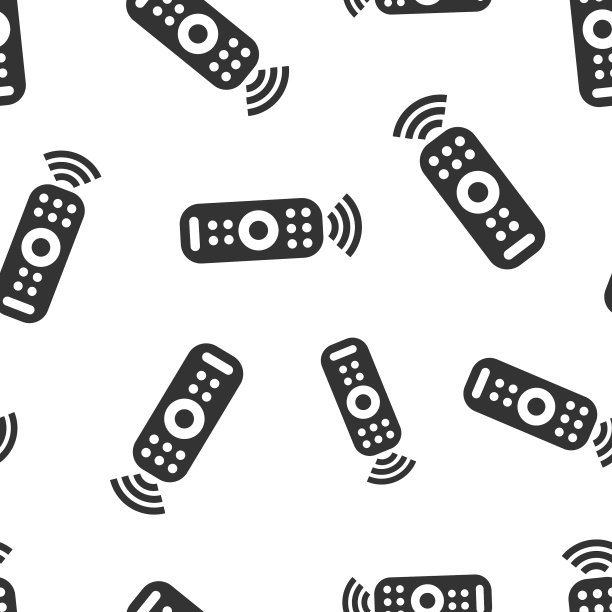 远程控制图标无缝模式背景图片下载
