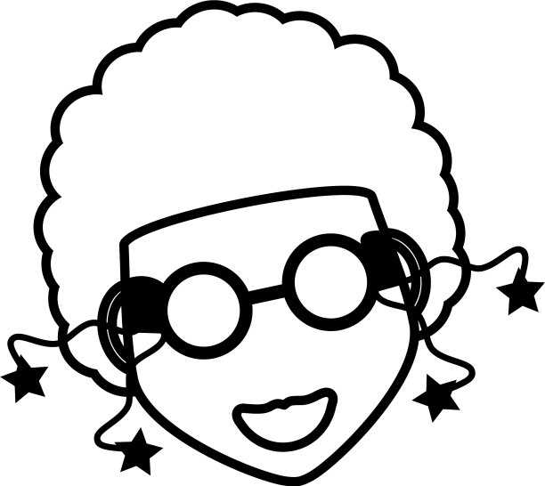 脸男人快乐的轮廓图片下载