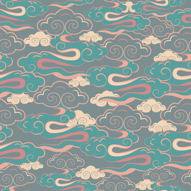 程式化的抽象珊瑚米色图片下载