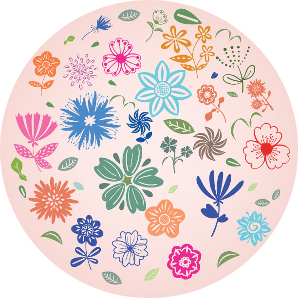 花朵元素装饰图片下载