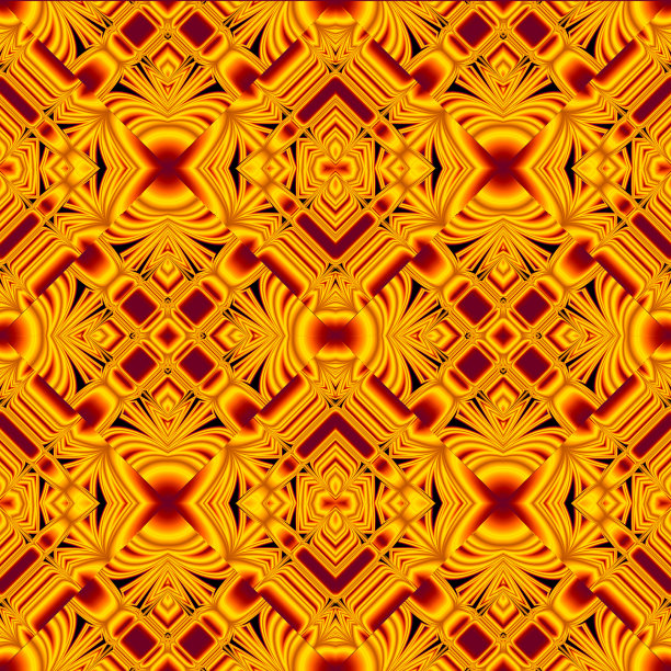 黑黄无缝图案图片下载