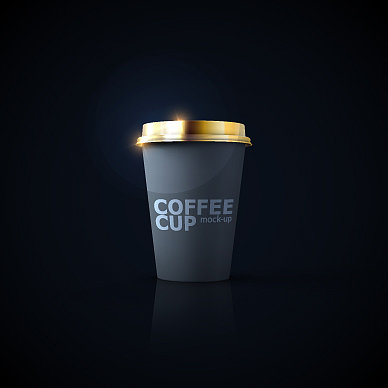 纸咖啡杯模型图片下载