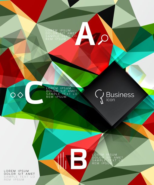 多边形三角形抽象背景用图片下载