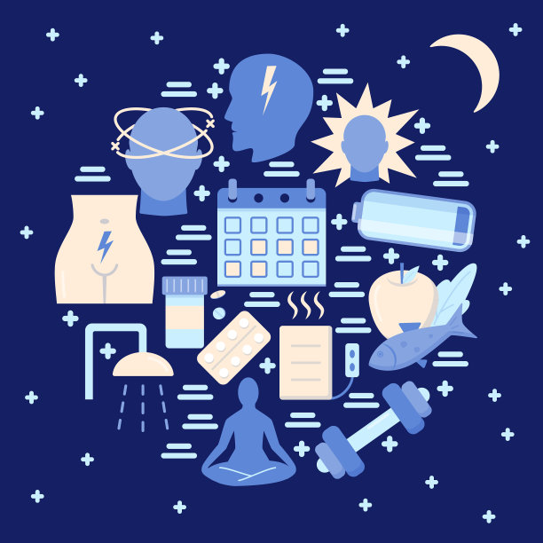 月经期圆概念旗在平图片下载