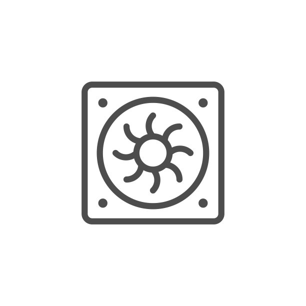 风扇线性图标图片下载