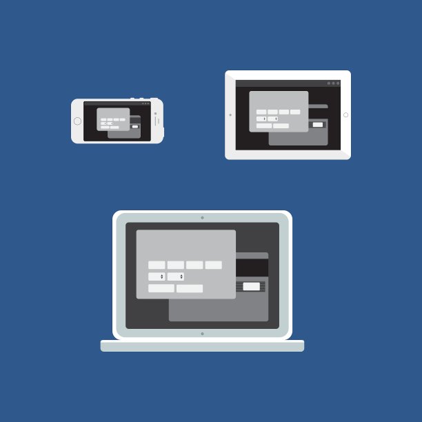 自适应网上购物表单的Web模板图片下载