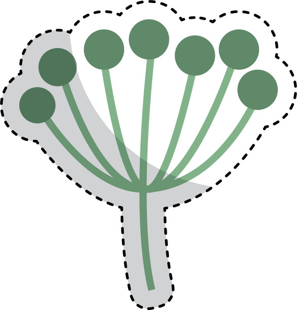 可爱的花朵孤立图标图片下载