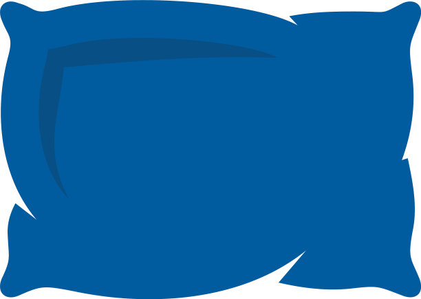 枕头睡眠标志图标设计图片下载