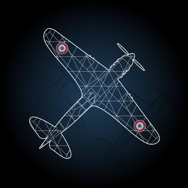 复古的法国飞机图片下载