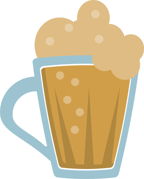 圣帕特里克日玻璃啤酒冰镇图片下载