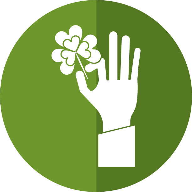 手牵着三叶草的天影子图片下载