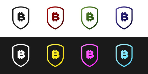 设置屏蔽与比特币图标隔离在黑色和图片下载