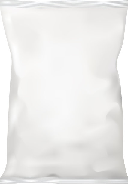 垂直密封的空塑料铝箔袋图片下载