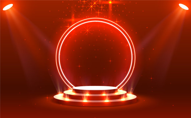舞台领奖台现场与颁奖典礼图片下载