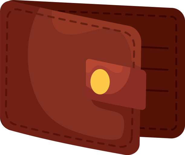 钱包钱金融孤立图标图片下载