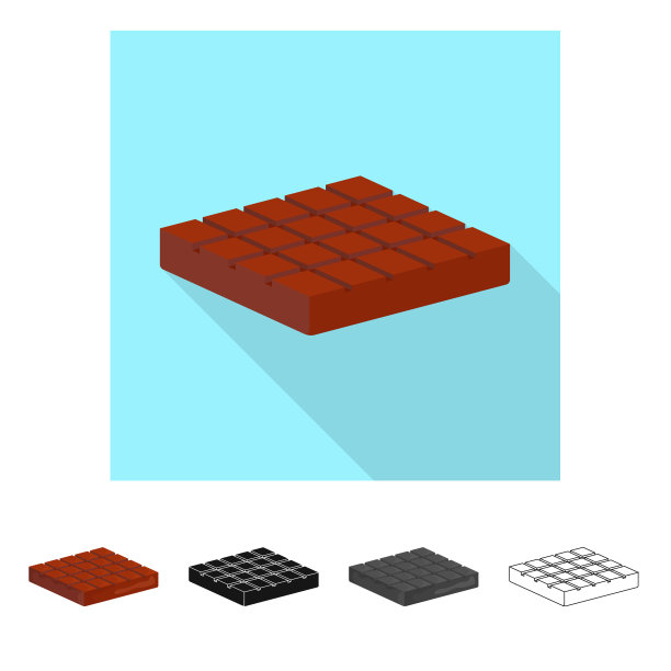 瓷砖和巧克力图标图片下载