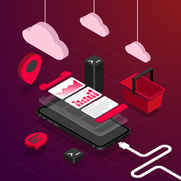 等距透视iPhone x图片下载