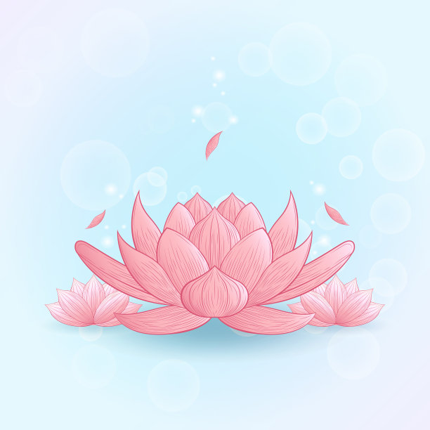 瑜伽lotus粉红色图片下载