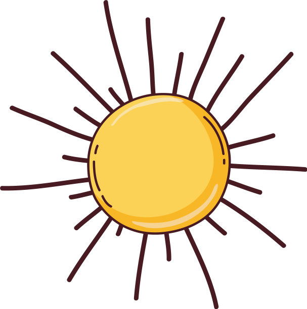 可爱的太阳绘图图标图片下载