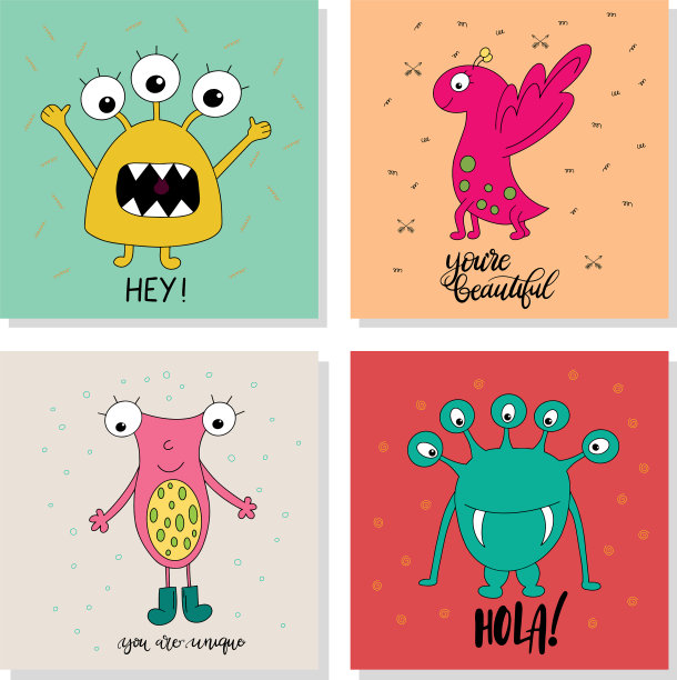 卡片怪兽图片下载