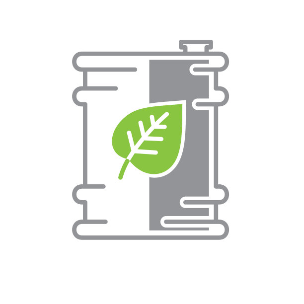 生态燃料图标在白色背景的图形图片下载