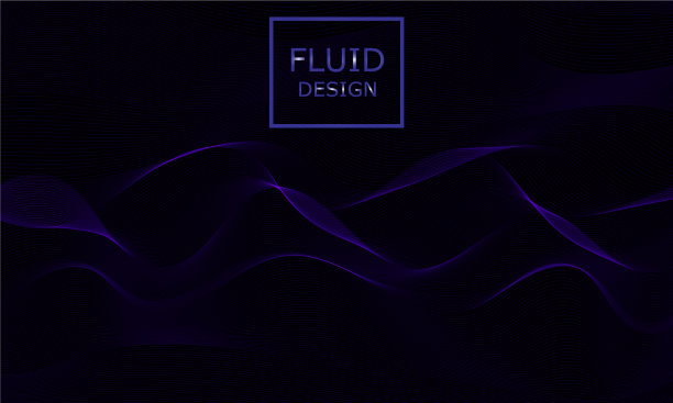 流动形状设计了液体波背景图片下载