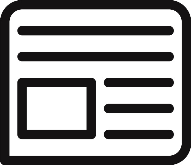 报纸的图标图片下载