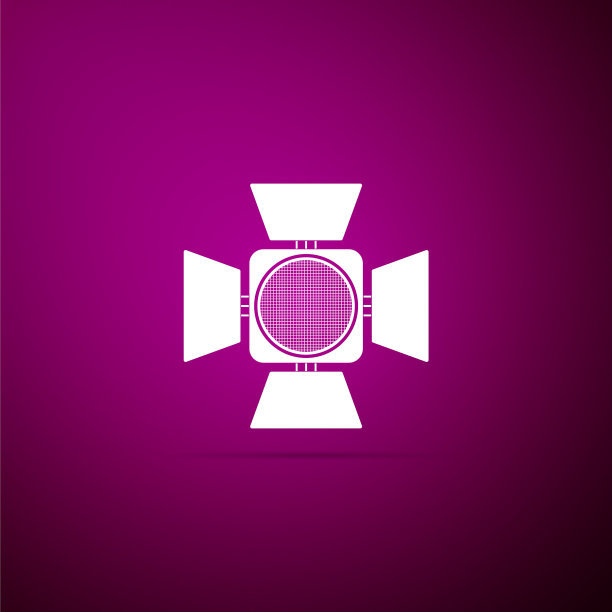 电影聚光灯灯光效果现场演播室展示图片下载