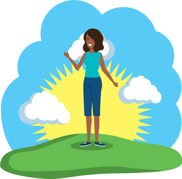 年轻的黑人女性图片下载