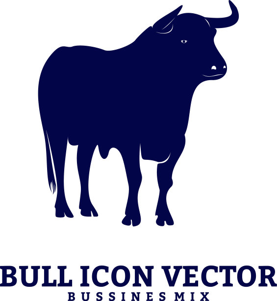 公牛设计轮廓公牛图片下载