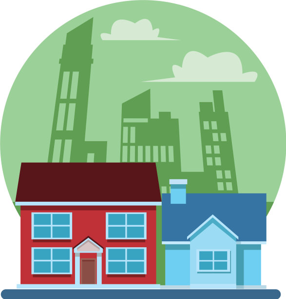 城市建筑组合图片下载