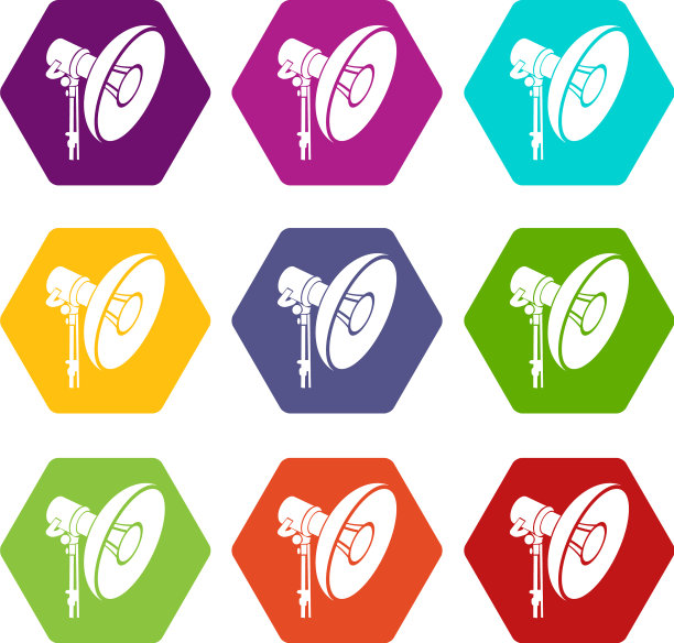 专业工作室灯光图标设置9图片下载