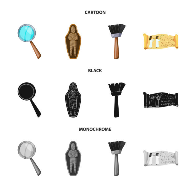 故事和物品图标集图片下载