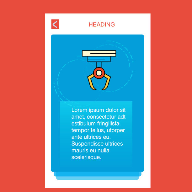 钩手机垂直横幅设计图片下载